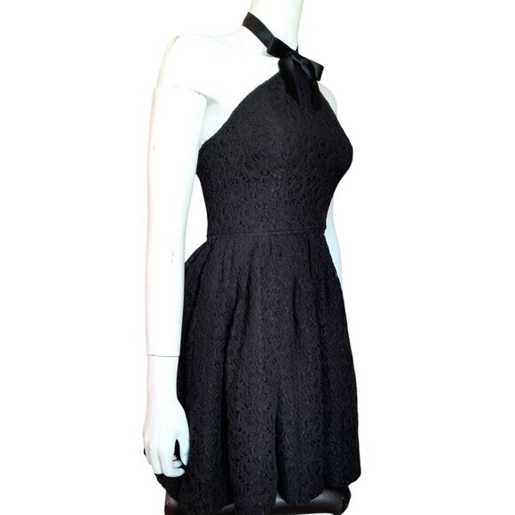 Womens Size Small Gothic Vamp Retro Lace Whimsigoth Strapless Formal Mini Dress - Picture 3 of 7